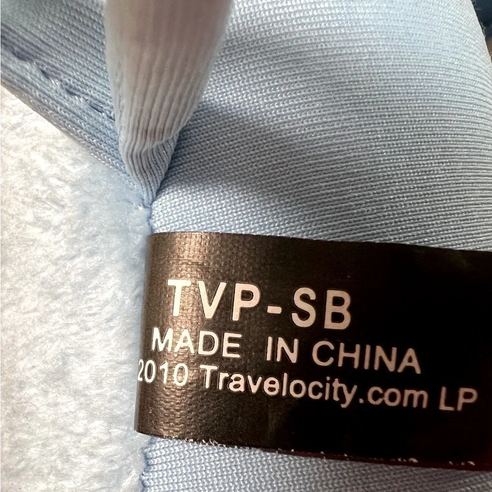 Velocity Light Blue Travel Pillow